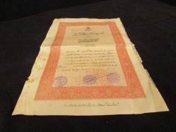 ŞİRKETİ HAYRİYE(DENİZ YOLLARI VAPUR İŞLETMESİ) HİSSESİ 1 ŞUBAT 1930 YILI (ÇOK ENDERDİRRRR)ISLAK İMZA