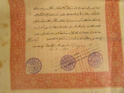 ŞİRKETİ HAYRİYE(DENİZ YOLLARI VAPUR İŞLETMESİ) HİSSESİ 1 ŞUBAT 1930 YILI (ÇOK ENDERDİRRRR)ISLAK İMZA