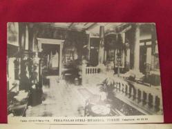 PERA PALAS IN BİR ODASI VE DİVİTLE,OKKA MÜREKKEBİ İLE YAZILAN BİR MEKTUP(2) YIL 1898
