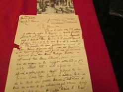 PERA PALAS IN BİR ODASI VE DİVİTLE,OKKA MÜREKKEBİ İLE YAZILAN BİR MEKTUP(2) YIL 1898