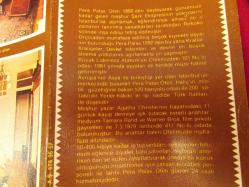 PERA PALAS IN BİR ODASI VE DİVİTLE,OKKA MÜREKKEBİ İLE YAZILAN BİR MEKTUP(1) YIL 1898