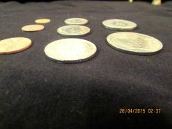 1 KURUŞTAN 5 LİRA YA KADAR TAM TAKIM(1961-1979)