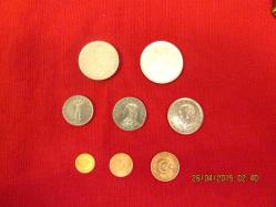 1 KURUŞTAN 5 LİRA YA KADAR TAM TAKIM(1961-1979)