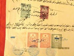 OSMANLI ZAMANINDA(1333 TE) BİR ARSA SATIŞI İÇİN VERİLMİŞ MUVAFAKATNAME