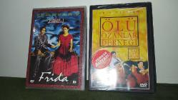 2 ADET DVD FİLM 1-ÖLÜ OZANLAR DERNEĞİ, 2-FRİDA . SIFIR DVD'LER. KOLEKSİYONLUK
