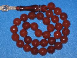 **(58)**ORJİNAL İMAMELİ EŞSİZ BİR FASETALI AKİK TESBİH