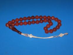 **(58)**ORJİNAL İMAMELİ EŞSİZ BİR FASETALI AKİK TESBİH