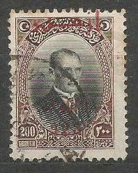 **(58)**1928 İKİNCİ İZMİR SERGİSİ POSTA PULU-200 KURUŞ
