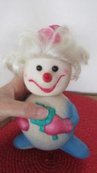 SOVYET RUSYA 1980'LERDEN ÇOK NADİR VİNTAGE KAUÇUK RUS KARDAN ADAM FİGÜR OYUNCAK BİBLO (18 CM)