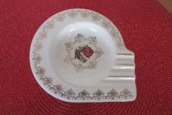 VİNTAGE DAMGALI FRAGONARD DESENLİ PORSELEN KÜLLÜK KÜL TABLASI 12.5 CM