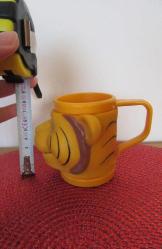 DİSNEY APPLAUSE VİNTAGE ÜÇ BOYUTLU SURAT KAPLAN VİNİL BARDAK KUPA KALEMLİK DİŞ FIRÇALIK 8.5 CM