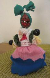 KÜBALI VİNTAGE BEBEKLER HAVANA EL YAPIMI MARAKAS ÇALAN BEZ BEBEK OYUNCAK BİBLO RAG DOLL