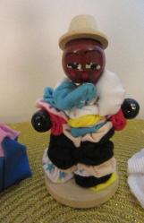 KÜBALI VİNTAGE BEBEKLER HAVANA EL YAPIMI MARAKAS ÇALAN BEZ BEBEK OYUNCAK BİBLO RAG DOLL