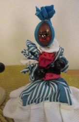 KÜBALI VİNTAGE BEBEKLER HAVANA EL YAPIMI MARAKAS ÇALAN BEZ BEBEK OYUNCAK BİBLO RAG DOLL