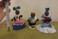 KÜBALI VİNTAGE BEBEKLER HAVANA EL YAPIMI MARAKAS ÇALAN BEZ BEBEK OYUNCAK BİBLO RAG DOLL