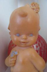 SCHİLDKRÖT 1950 GUMMİFİGUR ÇOK NADİR VİNTAGE KAUÇUK DAMGALI BEBEK BİBLO OYUNCAK FİGÜR ANTİKA 14 CM