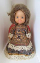 İTALYA 1977 ITALOCREMONA THE GRANDMA'S DOLL VİNTAGE BEBEK OYUNCAK BİBLO 18 CM