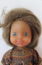 İTALYA 1977 ITALOCREMONA THE GRANDMA'S DOLL VİNTAGE BEBEK OYUNCAK BİBLO 18 CM