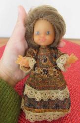 İTALYA 1977 ITALOCREMONA THE GRANDMA'S DOLL VİNTAGE BEBEK OYUNCAK BİBLO 18 CM