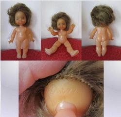 İTALYA 1977 ITALOCREMONA THE GRANDMA'S DOLL VİNTAGE BEBEK OYUNCAK BİBLO 18 CM
