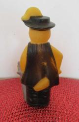SOVYET RUSYA VİNTAGE KAUÇUK (LASTIK) ÇİZMELİ KEDİ (PUSS IN BOOTS) OYUNCAK FİGÜR BEBEK BİBLO 11.5 CM