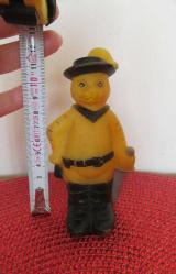 SOVYET RUSYA VİNTAGE KAUÇUK (LASTIK) ÇİZMELİ KEDİ (PUSS IN BOOTS) OYUNCAK FİGÜR BEBEK BİBLO 11.5 CM