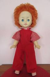 ESKİ SOVYET RUSYA 1960'LARDAN VİNTAGE KAUÇUK (LASTİK) PLASTİK OYUNCAK BEBEK 48 CM