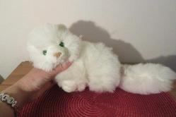 Vintage Russ Berrie Nikki Peluş Kedi Oyuncak Biblo Bebek 30 cm