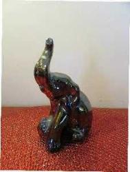 Parlak Porselen Fil Biblo 13 cm