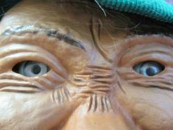 Laffun Head Peter Figuren Vintage Antika Oyuncak Biblo Kitsch Bebek Duvar Panosu Duvar Süsü Mask