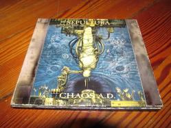 SEPULTURA CHAOS AD CD KUTUSU (CD YOKTUR)