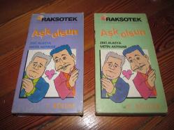 ZEKİ ALASYA  METİN AKPINAR  AŞK OLSUN  RAKSOTEK  VHS TAKIM KASET