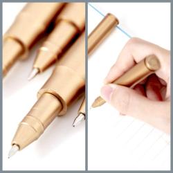 OMENİV'DEN 4 ADET TÜKENMEZ KALEM PLASTİK MERMİ KURŞUN FORM TÜKENMEZ KALEM SÜPER AKSESUAR