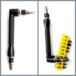 OMENİV'DEN ÇİFT UÇLU TORNAVİDA + 10 UÇLU SET OUTDOOR BİSİKLET KAMP HOBİ TAMİR KOMPAKT