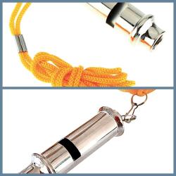 OMENİV'DEN KLASİK ÇELİK KOLYE DÜDÜK HAKEM SPOR OUTDOOR KAMP İLYARDIM KÖPEK EĞİTİM 180DESİBEL NEFİS