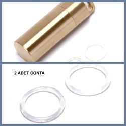 OMENİV'DEN MİNYATÜR PİRİNÇ ÇELİK KAPSÜL PORTATİF ARAÇ HAP İLAÇ KUTUSU KÜLLÜK ANAHTARLIK KOLYE SÜPER