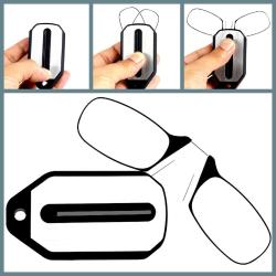 OMENİV'DEN ANAHTARLIK GÖZLÜK KOMPAKT KATLANIR ACİL DURUM GÖZLÜĞÜ BURUN ÜSTÜ