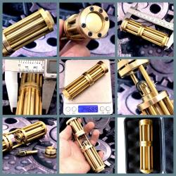 OMENİV'DEN ATÖLYE EL YAPIMI 247 GRAM SOM PİRİNÇ DEV BENZİNLİ ÇAKMAK MASA ÇAKMAĞI KOLEKSİYONLUK NEFİS