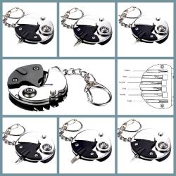 OMENİV'DEN 6 TORNAVİDA + ÇAKI BIÇAK SET KOMPAKT ANAHTARLIK MOTOSİKLET BİSİKLET TAMİR OUTDOOR KAMP