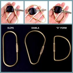 Antika - OMENİV'DEN SOM PİRİNÇ MİNİMAL ANTİKA RETRO TASARIM ANAHTARLIK. ANAHTAR HALKASI! 10X10!!!! - kitantik - kitaLog