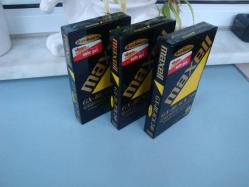 MAXELL GX-BLACK 240 Süper High Quality VHS VİDEO KASET - 3 Adet - SIFIR AMBALAJINDA - Made ENGLAND