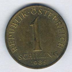 1 SCHILLING 1985 AVUSTURYA MADENİ PARA KM2871 AT1SC069 ÇÇT+ÇT