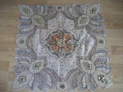 Antika - RAHİBE İŞİ - KARE MASA ÖRTÜSÜ - 96x102 cm - kitantik - kitaLog