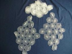 F - 11 - DANTEL - SEHPA TAKIMI - 6 ADET - (İĞNE İLE YAPILMIŞ)