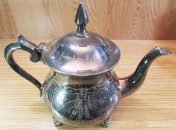 ViNTaGe AVRUPA GüMüŞ KaPLaMa ÇaY-KaHVe SERVİS TaKıMı..