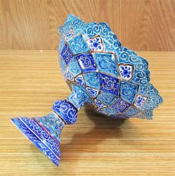 İSFAHAN MiNeKaRi EL İŞİ BAKIR AyAKLı ŞEKERLİK....