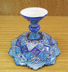 İSFAHAN MiNeKaRi EL İŞİ BAKIR AyAKLı ŞEKERLİK....