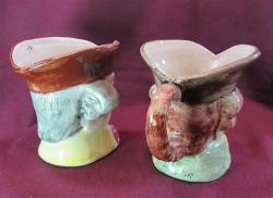 KoLeKSiYoNLuK İNGİLİZ BaŞLı SERAMİK KüÇüK KUPALAR.....Toby Jug