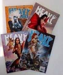 HEAVY METAL Türkiye - Çizgi roman Dergisi 4 sayı Takım (1 2 3 4 ) BASKISI YOKTUR Çizgiroman