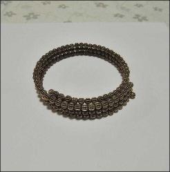 Retro Koyu Altın Rengi 3 Sıra Choker Kolye 0065